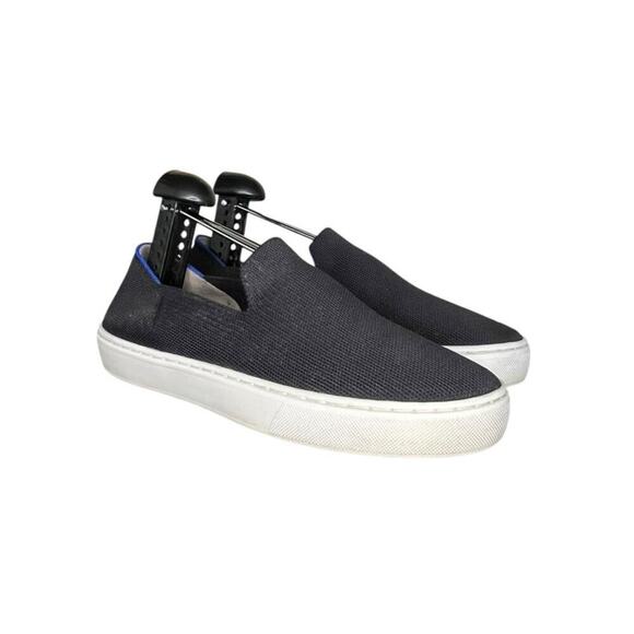 Womens Rothy's The Sneaker Slip On Casual Shoes Size 7.5 Blue White - Picture 3 of 6